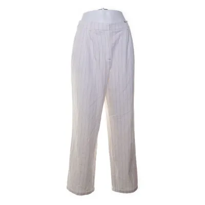 Suit pants (White, Blue) from NA-KD Elastane, Polyester, Viscose