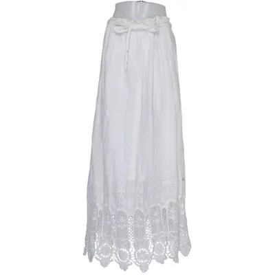 Jupe longue (Blanc) de Lisa Tossa Coton