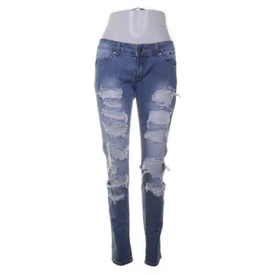 Jeans (Blue) from Nina Carter Cotton, Elastane