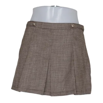 Nederdel (Brun) fra H&M Elastan, Polyester, Viscose