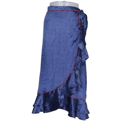 Slå om-nederdel (Blå, Hvid, Rød) fra Beck Söndergaard Polyester