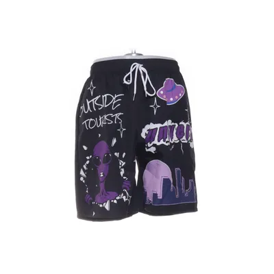 Träningsshorts (Svart, Flerfärgad) från Romwe Polyester