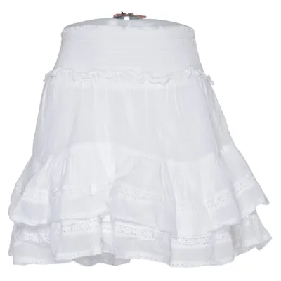 Rok (Wit) van Neo Noir Organisch katoen, Viscose