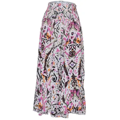 Jupe longue (Blanc, Multicolore) de Gina Benotti Viscose