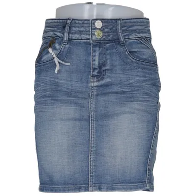 Jeansnederdel (Blå) fra Garcia Jeans Bomuld, Elastan
