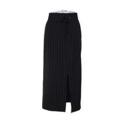 Maxi skirt (Black, White) from Ganni Elastane, Polyester