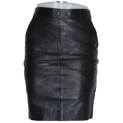 Lædernederdel (Char mini skirt) fra Gestuz Elastan, Polyester