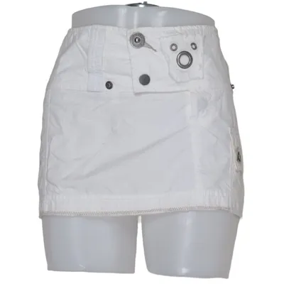 Jupe (Blanc) de Diesel Coton, Polyamide