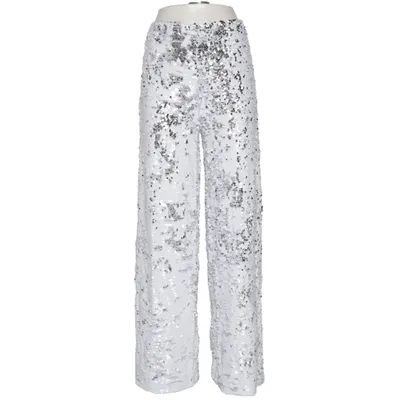 Broek (Wit, Zilver) van Missguided