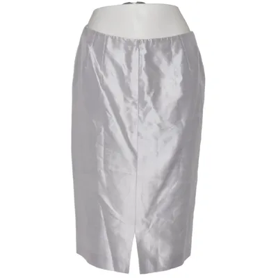 Skirt (Silver) from Rena Lange Cupro, Silk