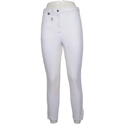 Pantalon d'équitation (Blanc) de Loesdau Coton, Élasthane