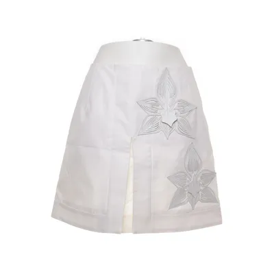 Kjol (Flower Mini Skirt ) från Fendi Bomull, Silke