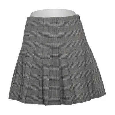 Skirt (Gray, Black) from Brandy Melville Elastane, Polyester, Viscose
