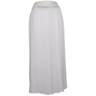 Maxi rok (Wit) van Hopsack Polyester