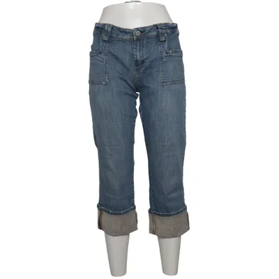 Pantacourt (Bleu) de Denim Co Coton, Élasthane