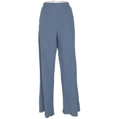 Palazzobyxor (Blå) från Janina Elastan, Polyester, Viskos