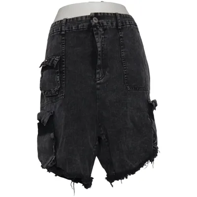 Cargo shorts (Grijs) van Shein Curve Katoen