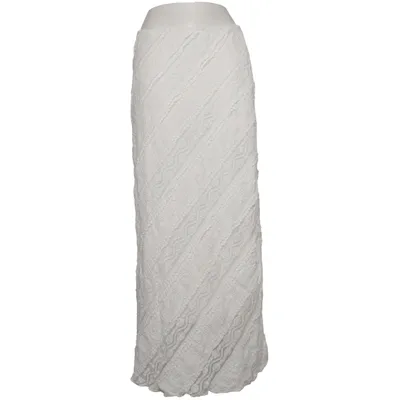 Jupe longue (Blanc) de Cupshe Élasthane, Polyester