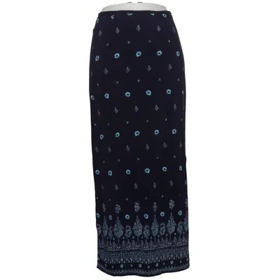 Maxi skirt (Blue, Multicolored) from The Limited Viscose