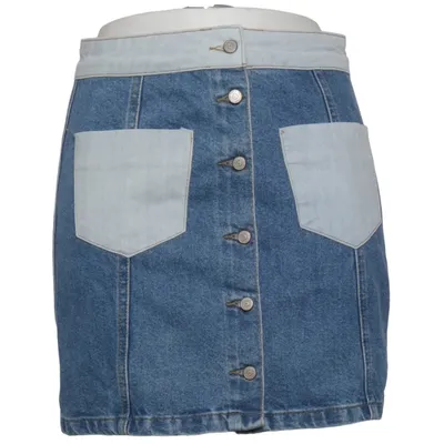 Denim skirt (Denim) from Pull & Bear Denim Cotton