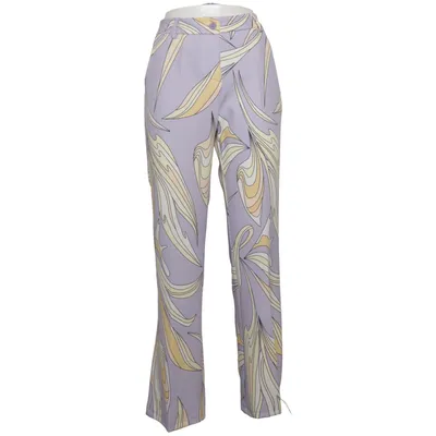 Broek (Lila, Geel, Wit) van J&L Elastaan, Polyester