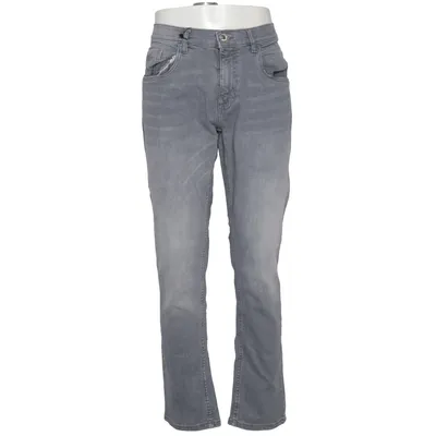 Jeans (Grå) från Jean Pascale Bomull, Elastan