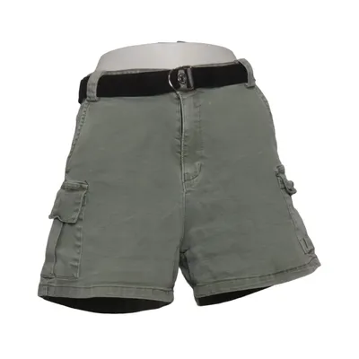 Shorts cargo (Vert) de My Tina's Coton, Élasthane