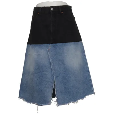 Denim skirt (Black, Blue, Multicolored) from MM6 by Maison Margiela Cotton