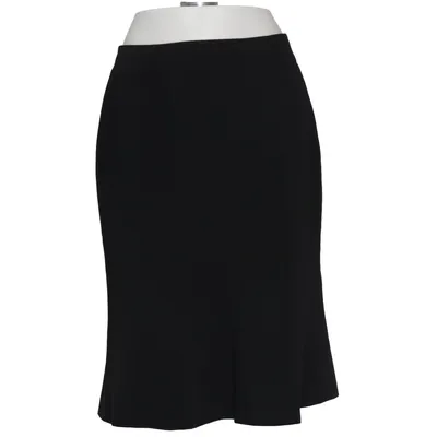Kjol (Svart) från Escada Elastan, Ull