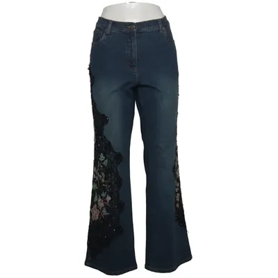 Jeans (Blau, Mehrfarbig) von Madeleine Baumwolle, Elasthan