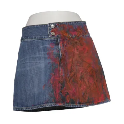 Spijkerrok (2-Gel-02) van Paper Denim&Cloth Katoen