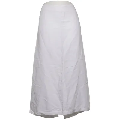 Maxi skirt (White) from Sarah Pacini Linen, Viscose