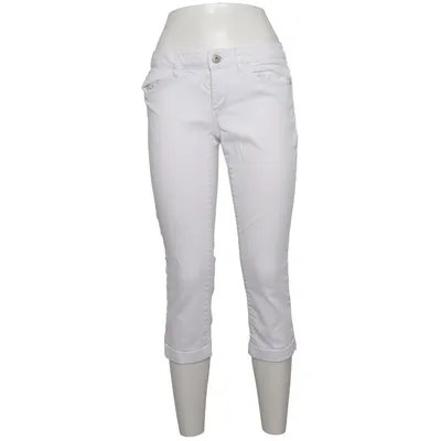 Trekvart bukser (Hvid) fra ESPRIT Denim Bomuld, Elastan
