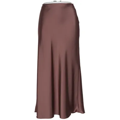 Jupe longue (Marron) de Zara Élasthane, Polyester
