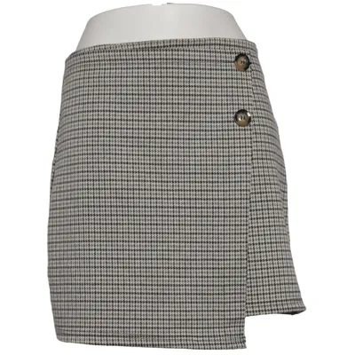 Wrap skirt (Stutoya Check Skirt Jrs) from H&M Studio Elastane, Polyester, Viscose