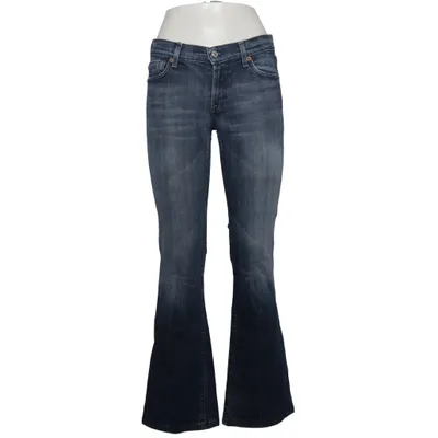 Jeans (Blå) från 7 for All Mankind Bomull, Elastan