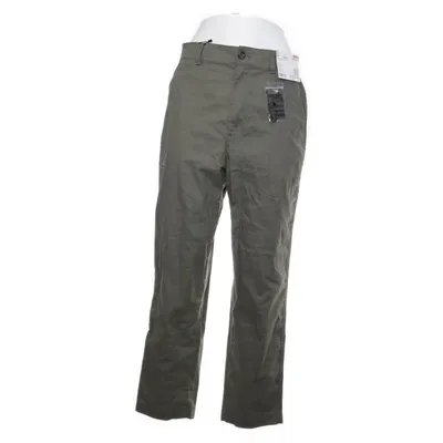 Chinos (Green) from Uniqlo Cotton, Linen
