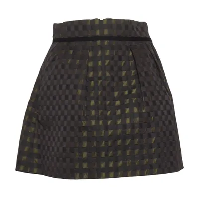 Rock (Grau, Grün) von Rue Blanche Acetat, Polyester