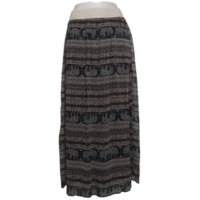 Maxi nederdel (Sort, Hvid) fra Ardene Polyester
