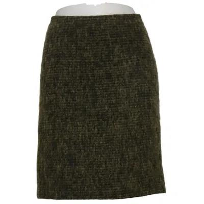 Rok (Groen, Zwart) van Hauber Acryl, Alpacawol, Katoen, Mohair, Polyamide