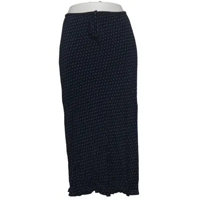 Skirt (White, Blue) from EseOese Polyester, Viscose