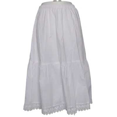 Jupe (Blanc) de Lange Coton
