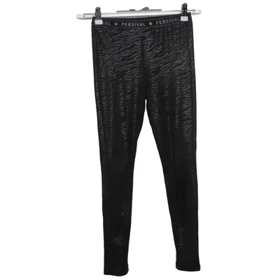 Sportleggings (Zwart) van Persival Elastaan, Polyester
