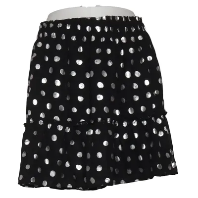 Skirt (Black, Silver) from Spirit Polyester