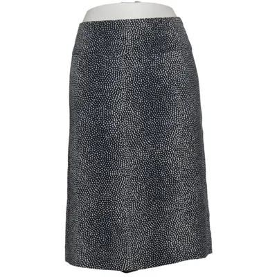 Skirt (Black, White) from Devernois Viscose