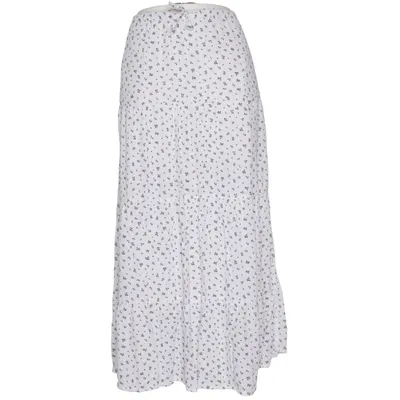 Långkjol (Vit, Svart) från Jw Polyester, Viskos