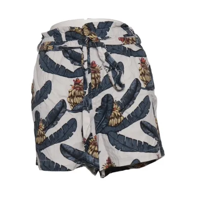 Shorts (White, Blue, Multicolored) from Desmond & Dempsey x H&M Cotton, Linen, Viscose