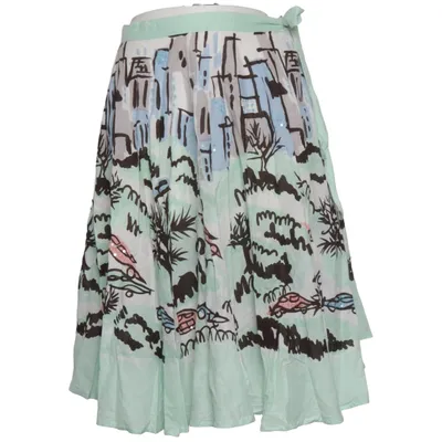Jupe (Vert, Multicolore) de Hallhuber Trend Coton