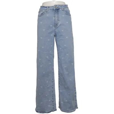 Jeans (Blue, White) from Hello Miss Cotton, Elastane, Polyester