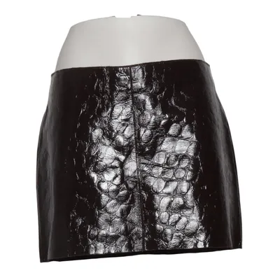 Jupe (Marron) de Zara Leather Collection
